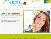 Tablet Screenshot of clinicaromeros.com